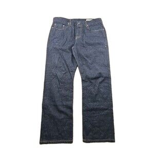 Imogene And Willie Men's 36  Barton Indigo Rigid Jean Selvage 32" Ins 5 Pocket